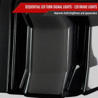 Spec'D Tuning Products - Spec-D 2010-2012 Ford Mustang Sequential LED Tail Lights (Glossy Black Housing/Smoke Lens) - Image 3