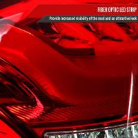 Spec'D Tuning Products - Spec-D 2003-2007 Cadillac CTS LED Tail Lights (Chrome Housing/Red Lens) - Image 2