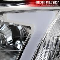 Spec'D Tuning Products - Spec-D 1996-1998 Honda Civic Coupe/Sedan LED Bar Factory Style Headlights (Chrome Housing/Clear Lens) - Image 7