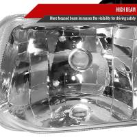 Spec'D Tuning Products - Spec-D 1999-2006 Chevrolet Silverado/Tahoe/Suburban Factory Style Headlights (Chrome Housing/Clear Lens) - Image 6