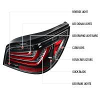 Spec'D Tuning Products - Spec-D 2008-2010 BMW E60 5 Series Sedan LED Tail Lights (Jet Black Housing/Clear Lens) - Image 6