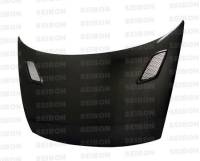 Seibon Carbon - Seibon MG-style carbon fiber hood for 2006-2010 Honda Civic 2DR - Image 1