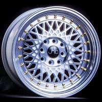 JNC Wheels - JNC Wheels Rim JNC031 White Machined Face Gold Rivets 15x8 4x100/4x114.3 ET20 - Image 2