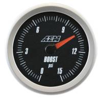 AEM Electronics - AEM Analog SAE 0-15psi Boost/Fuel Pressure Gauge (US) - Image 6