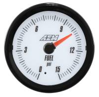 AEM Electronics - AEM Analog SAE 0-15psi Boost/Fuel Pressure Gauge (US) - Image 8