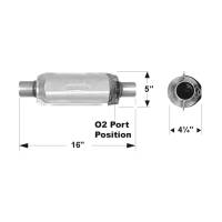 Flowmaster - Flowmaster Universal 282 Series Obdii (49 State) Catalytic Converter - 2.25 In. - Image 4