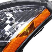 Spec'D Tuning Products - Spec-D 2008-2013 Nissan Rogue/ 2014-2015 Rogue Select Factory Style Headlights w/ Amber Reflectors (Matte Black Housing/Clear Lens) - Image 7