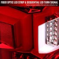 Spec'D Tuning Products - Spec-D 2019-2022 Dodge RAM 2500/3500 LED Sequential Signal Tail Lights (Chrome Housing/Red Lens) - Image 5