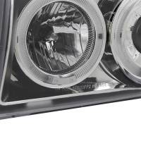 Spec'D Tuning Products - Spec-D 1992-1996 Ford F-150 F-250 F-350 Bronco Dual Halo Projector Headlights (Chrome Housing/Clear Lens) - Image 7