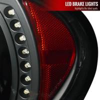 Spec'D Tuning Products - Spec-D 2003-2005 Dodge Neon LED Tail Lights (Matte Black Housing/Clear Lens) - Image 5