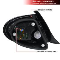 Spec'D Tuning Products - Spec-D 2003-2005 Dodge Neon LED Tail Lights (Matte Black Housing/Clear Lens) - Image 7