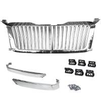 Spec'D Tuning Products - Spec-D 2003-2006 Chevrolet Silverado/Avalanche Chrome ABS Conversion Vertical Grille - Image 7