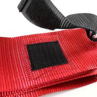 Spec'D Tuning Products - Spec-D Universal Red 5 Point Latch & Link Racing Seat Belt Safety Harness - Image 6