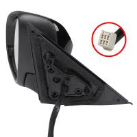 Spec'D Tuning Products - Spec-D 2012-2014 Toyota Camry Glossy Black 3-Pin Power Adjustable Side Mirror - Driver Side Only - Image 7