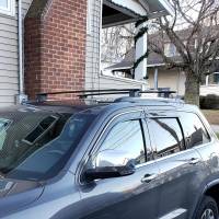 Spec'D Tuning Products - Spec-D 2011-2018 Jeep Grand Cherokee Black Aluminum Roof Rack Bars - Image 8