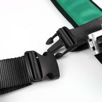 Spec'D Tuning Products - Spec-D Universal Green 5 Point Latch & Link Racing Seat Belt Safety Harness - Image 8