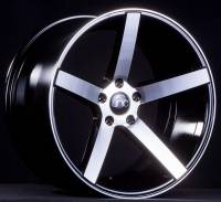 JNC Wheels Rim JNC026 Black Machine Face 19x8.5 5x114.3 ET40