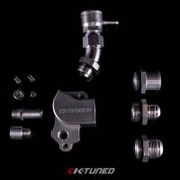 K-Tuned K20 Upper Coolant Housing w/o Filler Neck - Includes Hose End and 16AN - Image 4