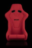 BRAUM RACING SEATS & MORE - BRAUM Racing Falcon-R Composite FRP Bucket Seat - Red - Each - Image 1