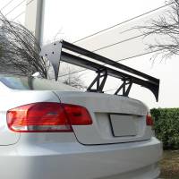 Spec'D Tuning Products - Spec-D Universal Black CNC Aluminum 52" Non-Adjustable Double Deck Trunk Spoiler Wing - Image 8