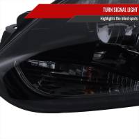 Spec'D Tuning Products - Spec-D 2012-2014 Ford Focus Projector Headlights w/ LED Light Strip & LED Turn Signal Lights (Chrome Housing/Smoke Lens) - Image 3