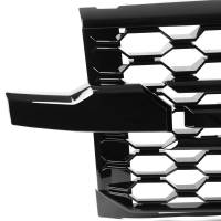 Spec'D Tuning Products - Spec-D 2019-2022 Chevrolet Silverado 1500 WT Glossy Black Honeycomb Hood Grille - Image 4