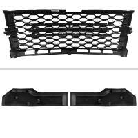 Spec'D Tuning Products - Spec-D 2019-2022 Chevrolet Silverado 1500 WT Glossy Black Honeycomb Hood Grille - Image 6