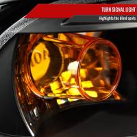 Spec'D Tuning Products - Spec-D 1995-2001 BMW E38 7 Series LED Bar Dual Halo Projector Headlights (Matte Black Housing/Clear Lens) - Image 6