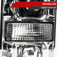 Spec'D Tuning Products - Spec-D 2008-2010 Ford F-250 F-350 F-450 LED C-Bar Projector Headlight (Chrome Housing/Clear Lens) - Image 7