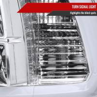 Spec'D Tuning Products - Spec-D 2009-2018 Dodge RAM 1500 / 2019-2021 RAM Classic / 2010-2018 RAM 2500 3500 LED C-Bar Projector Headlights (Chrome Housing/Clear Lens) - Image 4