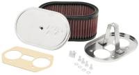 K&N - K&N Custom Oval Red Race Filter 7in L x 4-1/2in W 3-1/4in H - Image 1