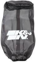 K&N - K&N Filter Wrap Drycharger Oval Tapered Black - 3.25in Base I/S Width x 2.5in Top I/S Width x 7in H - Image 1