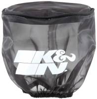 K&N - K&N Black DryCharger Round Straight Air Filter Wrap 4.5in ID x 4in H - Image 1