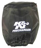 K&N - K&N Precharger Air Filter Wrap Round Straight Black 5in ID x 6in Height - Image 1