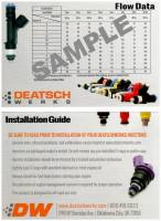 DeatschWerks - DeatschWerks Bosch EV14 Universal 40mm compact matched set of 6 injectors 65lb/hr - Image 4