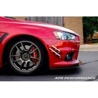 APR Performance - APR Performance Mitsubishi Evolution X without OEM lip Front Wind Splitter 2008-Up - Image 4