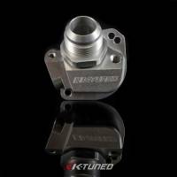 K-Tuned B/D Series Lower Thermostat Housing w/16AN and Hose End Fitting - Image 1