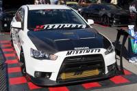 Seibon Carbon - Seibon CW-style carbon fiber hood for 2008-2012 Mitsubishi Lancer EVO X - Image 3