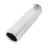 Flowmaster - Flowmaster Exhaust Tip - 3.00 In. Rolled Angle Polished Ss Fits 2.50 In. Tubing (Clamp On) - Image 1