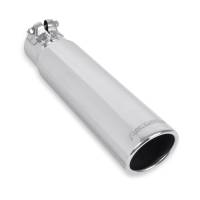 Flowmaster - Flowmaster Exhaust Tip - 3.00 In. Rolled Angle Polished Ss Fits 2.50 In. Tubing (Clamp On) - Image 3