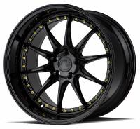 AodHan Wheels - AodHan Wheels Rim DS07 19x11 5x114.3 73.1CB ET15 Gloss Black W /Gold Rivets - Image 3