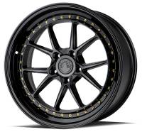 AodHan Wheels - AodHan Wheels Rim DS08 19X9.5 5X114.3 73.1CB ET30 Gloss Black W /Gold Rivets - Image 3