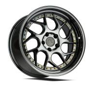 AodHan Wheels - AodHan Wheels Rim DS01 18x9.5 5x114.3 73.1CB ET30 Black Vacuum w/ Gold Rivets - Image 3