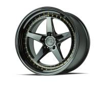 AodHan Wheels - AodHan Wheels Rim DS05 19x11 5x114.3 73.1CB ET15 Gloss Black W /Gold Rivets - Image 3