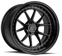 AodHan Wheels - AodHan Wheels Rim DS08 19x11 5X114.3 73.1CB ET15 Gloss Black W /Gold Rivets - Image 1