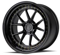 AodHan Wheels - AodHan Wheels Rim DS08 19x11 5X114.3 73.1CB ET15 Gloss Black W /Gold Rivets - Image 3