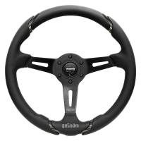 Momo - Momo Gotham Steering Wheel 350 mm - Black Leather/Black Spokes - Image 1