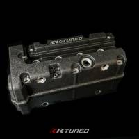 K-Tuned Vented Valve Cover - Wrinkle Black - Image 1