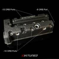 K-Tuned Vented Valve Cover - Wrinkle Black - Image 4