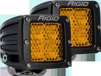 Rigid Industries - RIGID D-Series Rear Facing Light, High/Low, Amber, Diffused, Surface Mount, Pair - Image 2